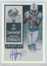 2015 Contenders Rookie RPS Championship Ticket 89/99 Jay Ajayi (Base) Auto nd3