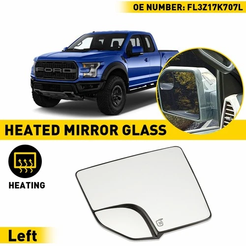 For 2015-2020 Ford F150 Pickup Left Driver Side Mirror Glass Replacement USA