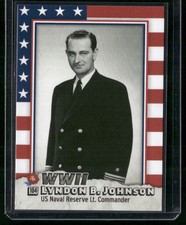 2025 historic autograph #104 lyndon b johnson ww2