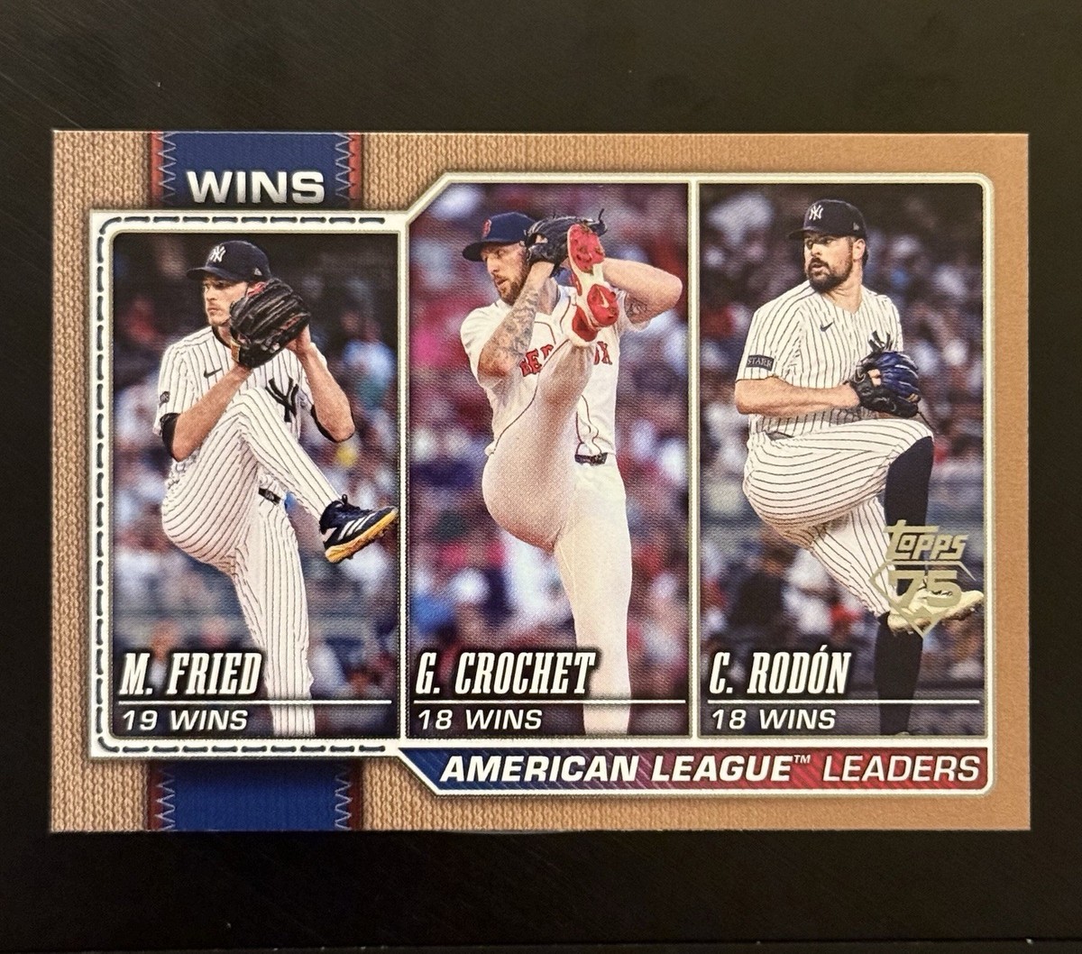 2026 Topps Series 1 Wins Leaders Fried Crochet Rodon #130 American 