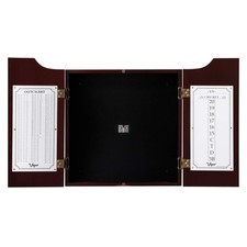 Viper Hudson Solid Wood Cabinet for Sisal/Bristle Steel Tip Dartboard with Dr...