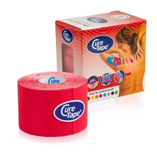 CureTape Classic Kinesiology Tape: 2 in. x 16.5 ft. (Red)