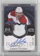 2013-14 Upper Deck The Cup Rookie 49/249 Jarred Tinordi #179 Patch Auto 1pc9