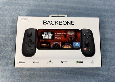 Backbone One Mobile Controller for iPhone  Lightning Black Xbox PS5 Steam 