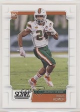 2019 Score Rookies Travis Homer #418 0a3