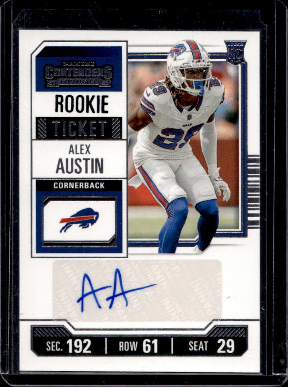 Alex Austin Panini Contenders #273 Autograph