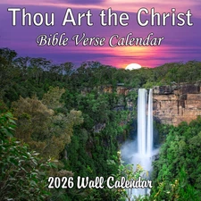 Bible Verses Religious Monthly Wall Christian Calendar 2025-2026