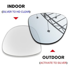 Transition-Clear to Silver Replacement Lenses for Oakley Frogskins Range OO9284