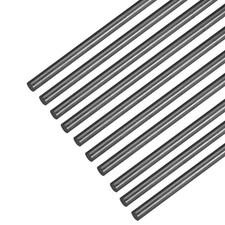 3mm Carbon Fiber Bar for RC Airplane Matte Pole 400mm 15.7 Inch 10 PCS