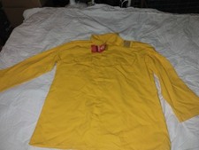 Crew Boss Wildland Firefighter Jacket Shirt 2XL Yellow Flame Resistant Nomex