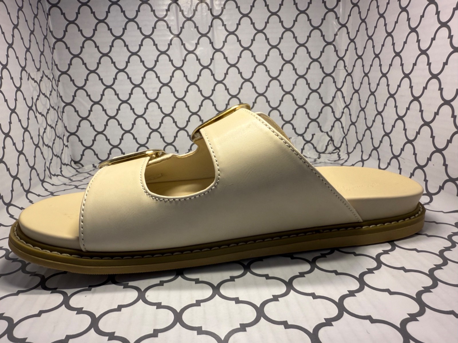 UNIVERSAL THREAD  Bone Double Buckle Footbed Sand… - image 5