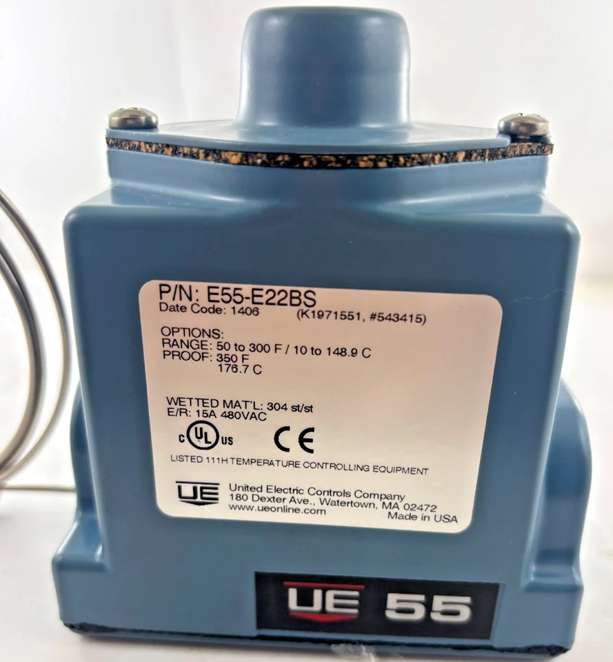 CONTROLES ELÉCTRICOS UNIDOS E55-E22BS 15 AMP 125/250 VOLTIOS Foto 3 de 4