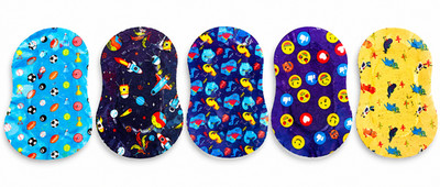 Lot 5 Speckles Kids Eye Patches Assorted Fun Designs Adhesive Occlusion Patches