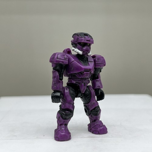 HALO Mega Bloks UNSC / Purple Armor - Halo Spartan Mini Figure - - Picture 3 of 3