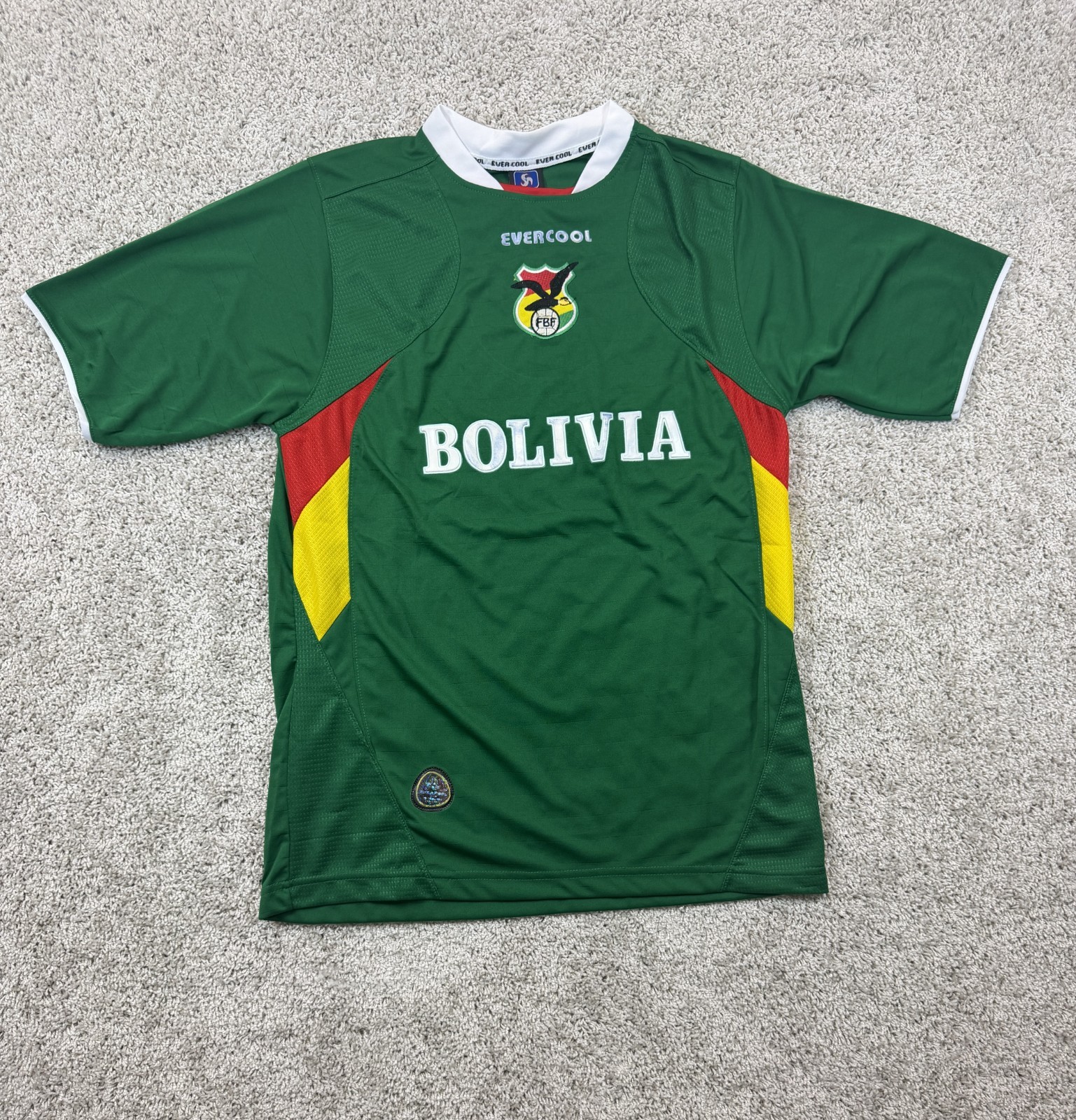 Vintage Bolivia National Team Evercool Soccer Jersey Men's L Green NWT