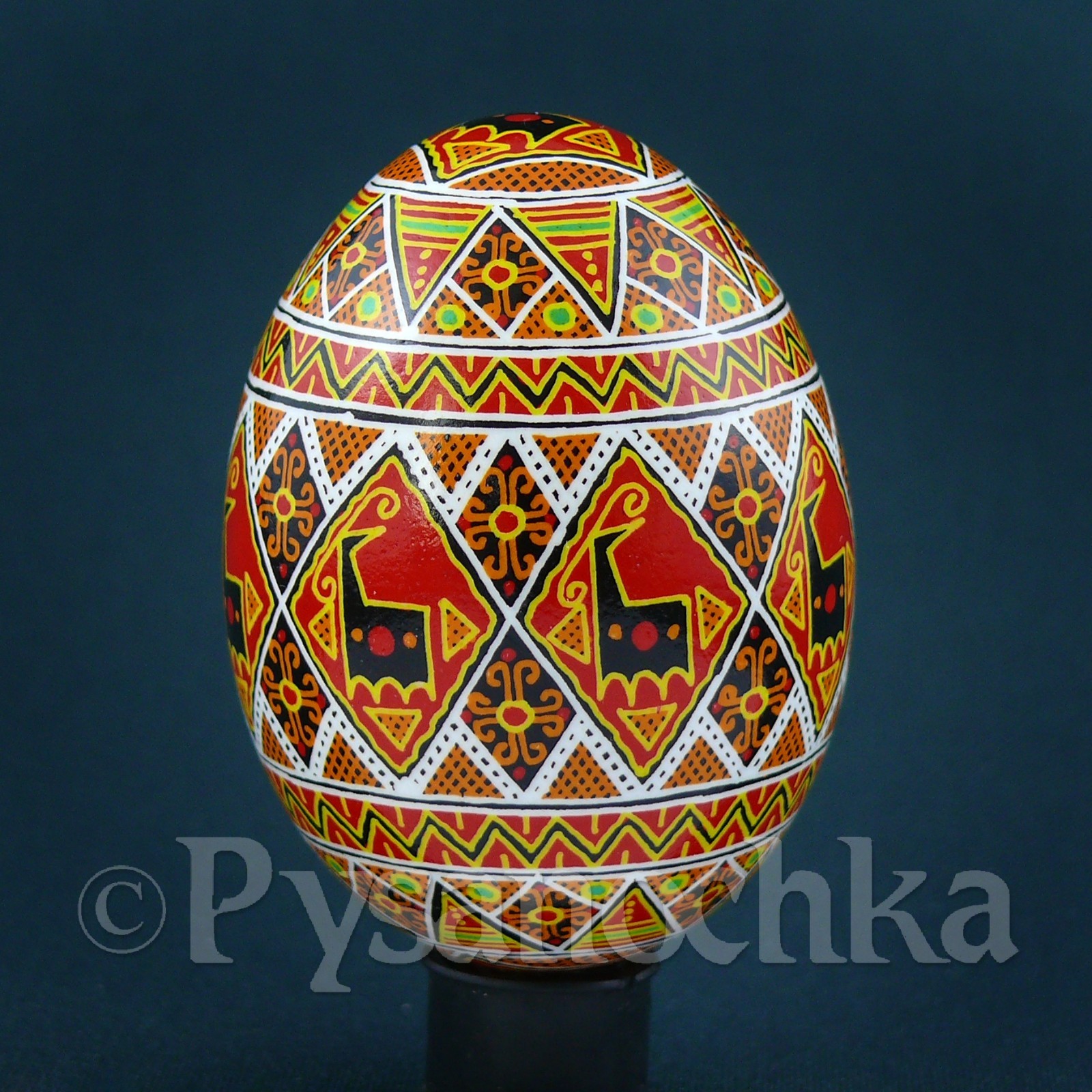Real Ukrainian Pysanky Chicken Pysanka High Quality byRoman Easter Egg Hand made