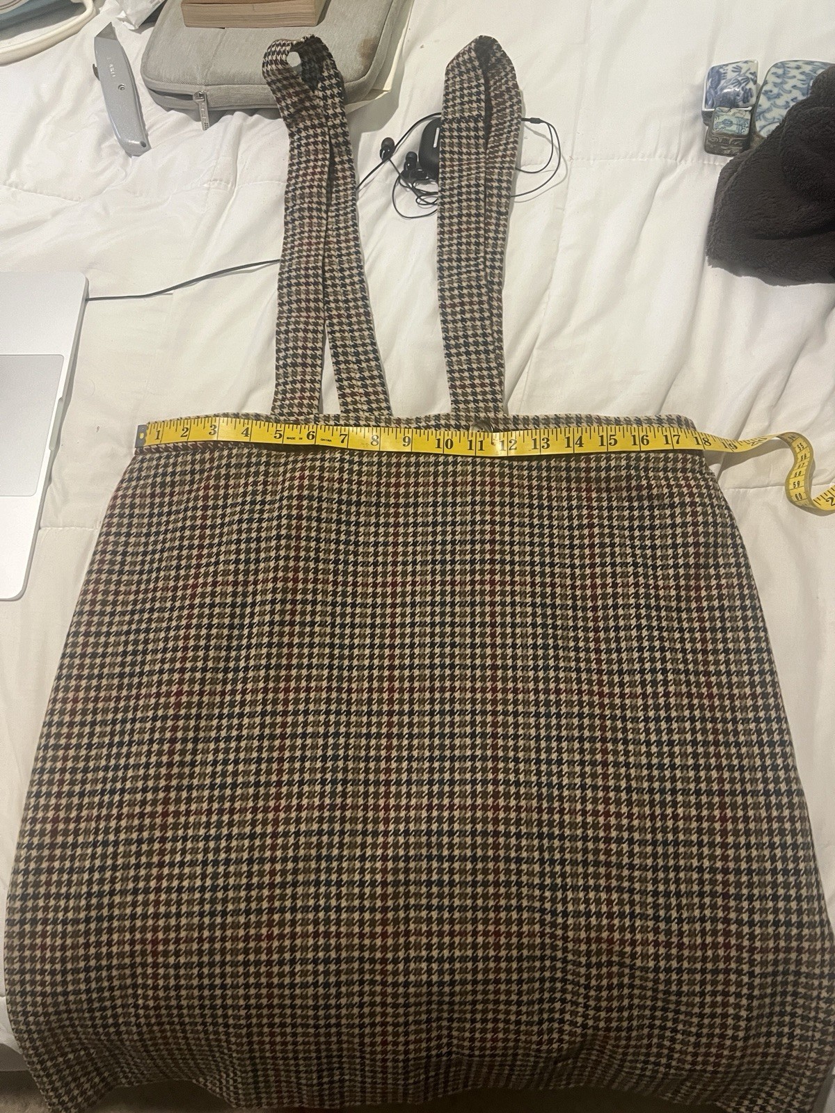 VTG Pendleton Knockabout Wool Suspender Skirt Hou… - image 2