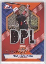 2021 Panini Elite Extra Edition DPL Material Orange 179/199 Maximo Maria c2a