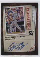 2020 Panini Donruss Classified Signatures Cody Bellinger #CLS-CB Auto o3p