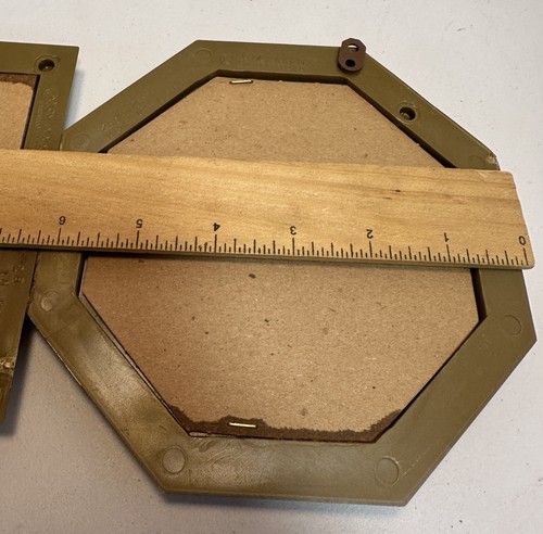 (3) Theee Vtg 1987 Burwood Accent Small Mirrors Gold Frame Wall Decor #2808-123B - Picture 10 of 21