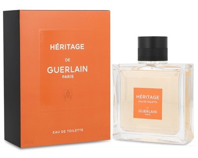 Guerlain Heritage For Men Cologne 3.3 Oz ~ 100 ml EDT Spray - New Package