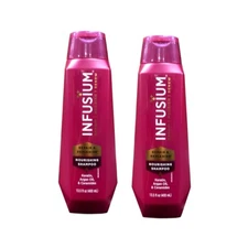 2 Pack Infusium Moisturize & Replenish Shampoo Salon Professional 13.5Oz Each