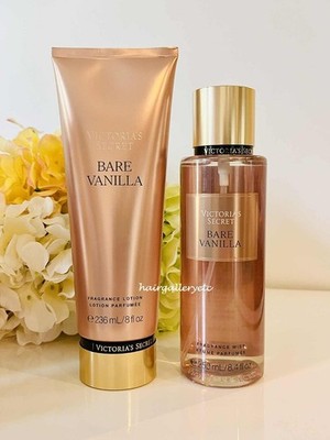 Victoria's Secret Bare Vanilla セット Victoria's Secret Bare Vanilla Fragrance Mist & Lotion Set 8.4 fl