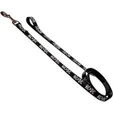 Perri's ACDC Dog Leash Black/White Medium
