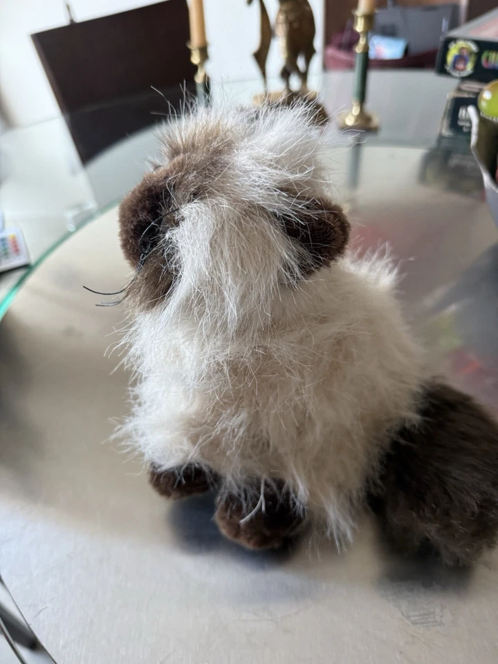 Ganz Himalayan Toy Cat Stuffed Animal Plush  Blue Eyes Long Fur Webkinz NO CODE - Image 2 of 4