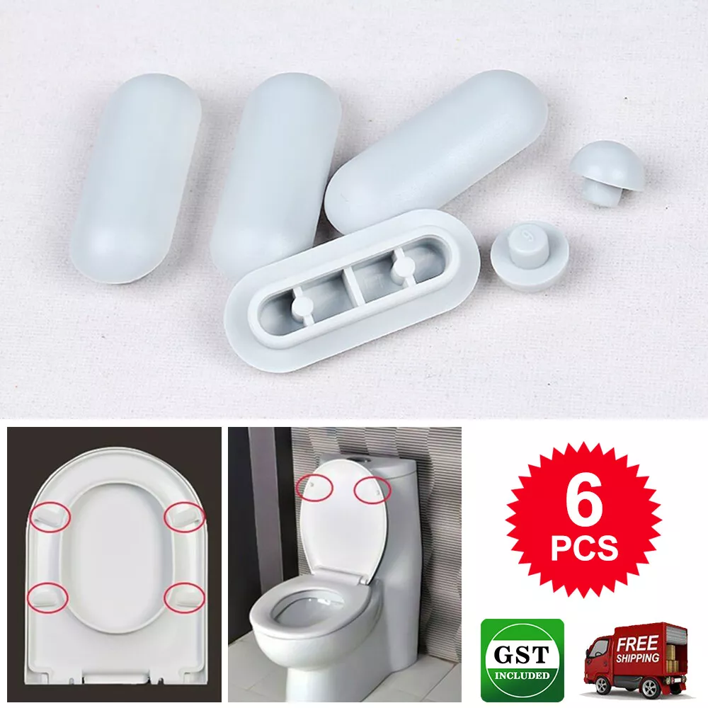 Toilet Seat Buffers Toilet Lid Cushion Accessories Pad Pack Stop