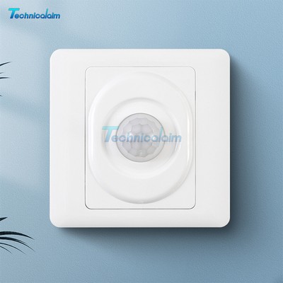 Automatic on/off Infrared PIR Motion Sensor induction Light Switch Wall Mounted