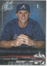 Patrick Weigel Atlanta Braves 2017 Bowman Chrome Prospects