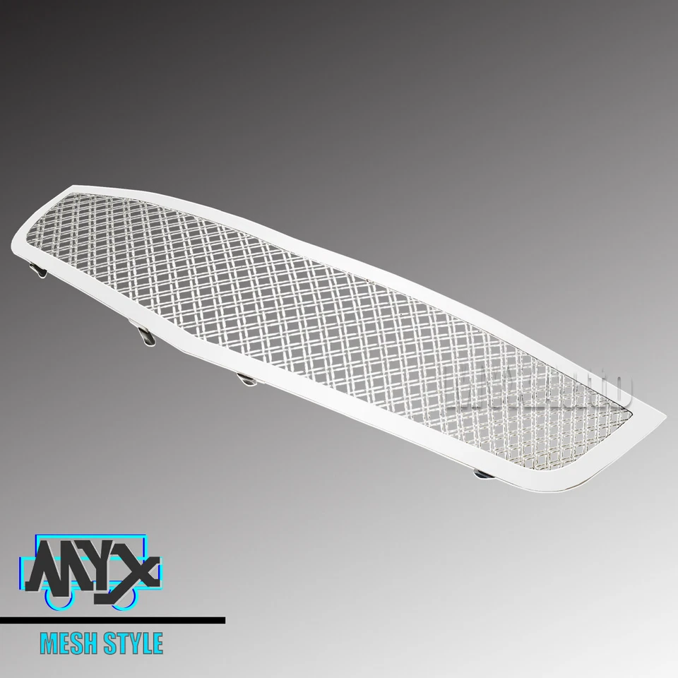 Fits 2006-2011 Cadillac DTS Dual Mesh Grille Stainless Steel Mian Upper Grill - Imagem 2 de 4