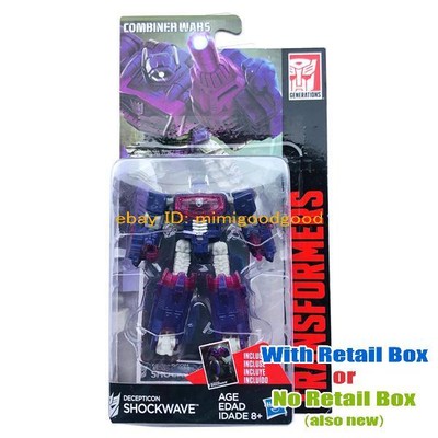 Transformers IDW Decepticon SHOCKWAVE Legend 4in Action Figure Robot Toy