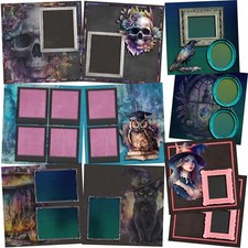 WITCH ACADEMY - Scrapbook Layout Set