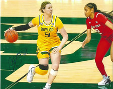 CAITLIN BICKLE Signed 8 x 10 Photo WNBA Basketball CONNECTICUT SUN Baylor Bears