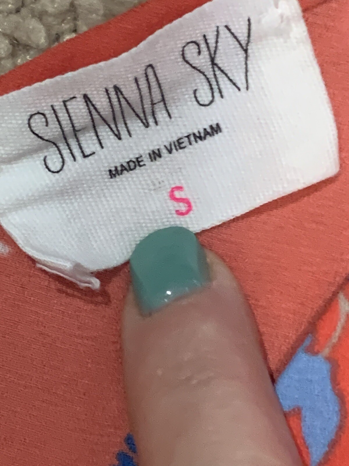 Sienna Sky Womens Shirt Size Small Red Floral Lightweight Flowy Camisole