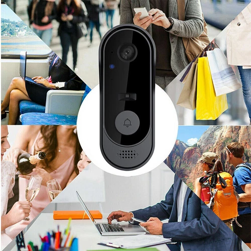 Wireless Smart Video Doorbell WiFi Security Camera Bell Phone Door Ring intercom - Picture 7 of 16