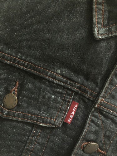 Russell Brown's Rock 'N Roll Reunion Dark Blue Denim Vest Size M - Picture 3 of 4