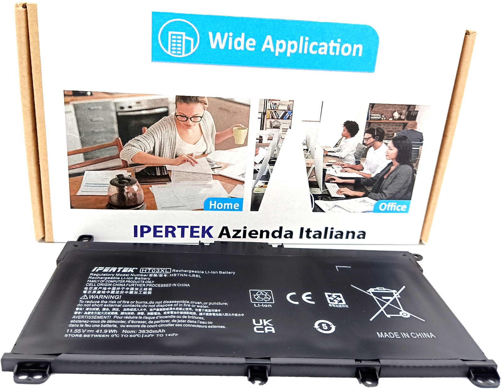 Sostituzione Batteria Notebook HP 15-db1062nl 6RR63EA | HT03XL 41Wh