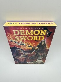 Demon Sword (Nintendo NES, 1988) Complete CIB - Taito Rare Nice Shape!