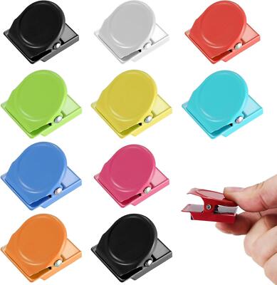 10 Stück Kühlschrank Magnetclips, Kühlschrankmagnete, Magnetclips, bunt stark