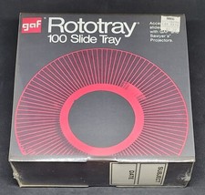 VINTAGE GAF SAWYERS ROTOTRAY 100 SLIDE TRAY NEW OLD STOCK SEALED 2x2 SLIDE 6214