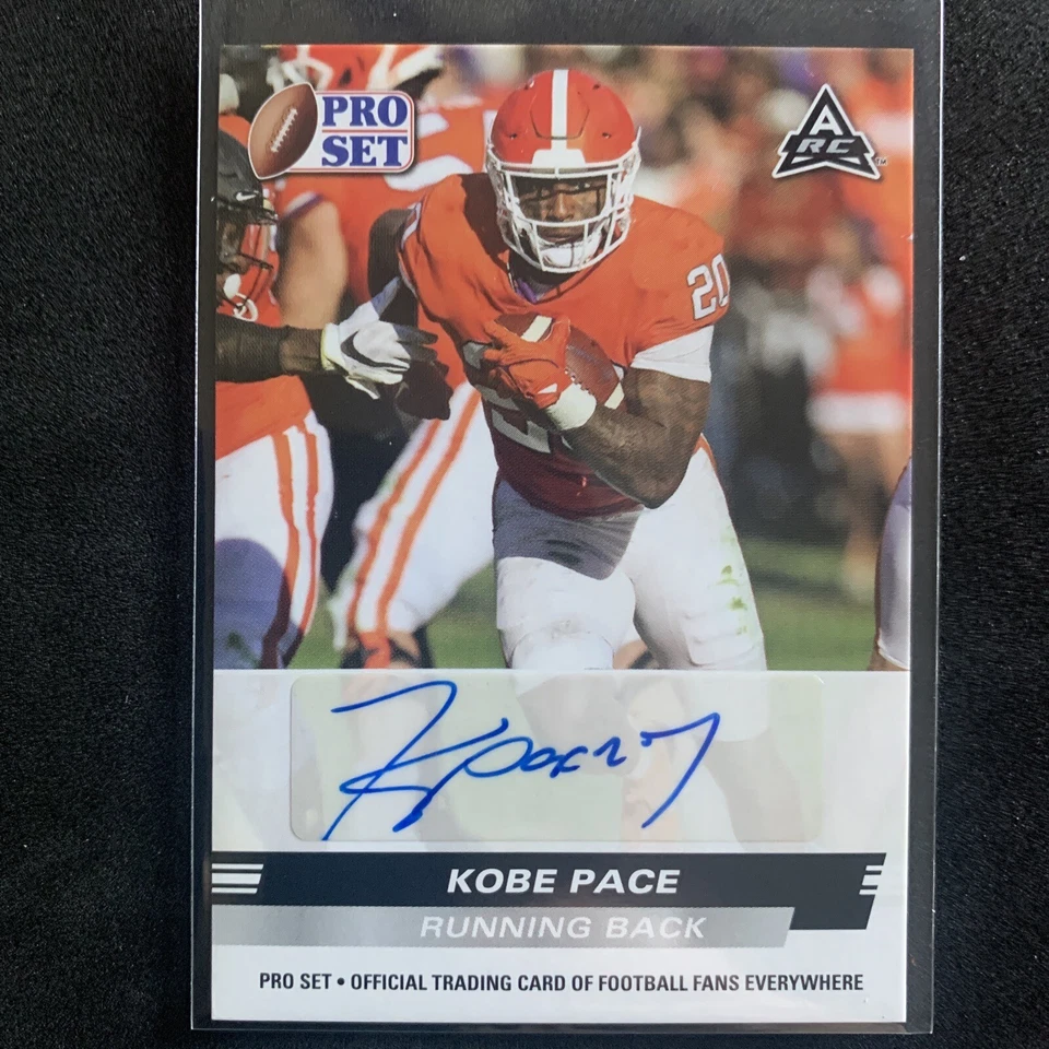 2022 KOBE PACE LEAF PRO SET RED AUTO ROOKIE XRC #PSA-KP1  CLEMSON TIGERS - Image 3 of 3