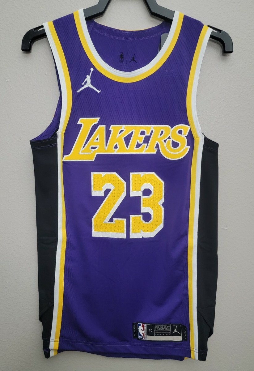 Nike Los Angeles Lakers LeBron James Authentic Jersey Size 40