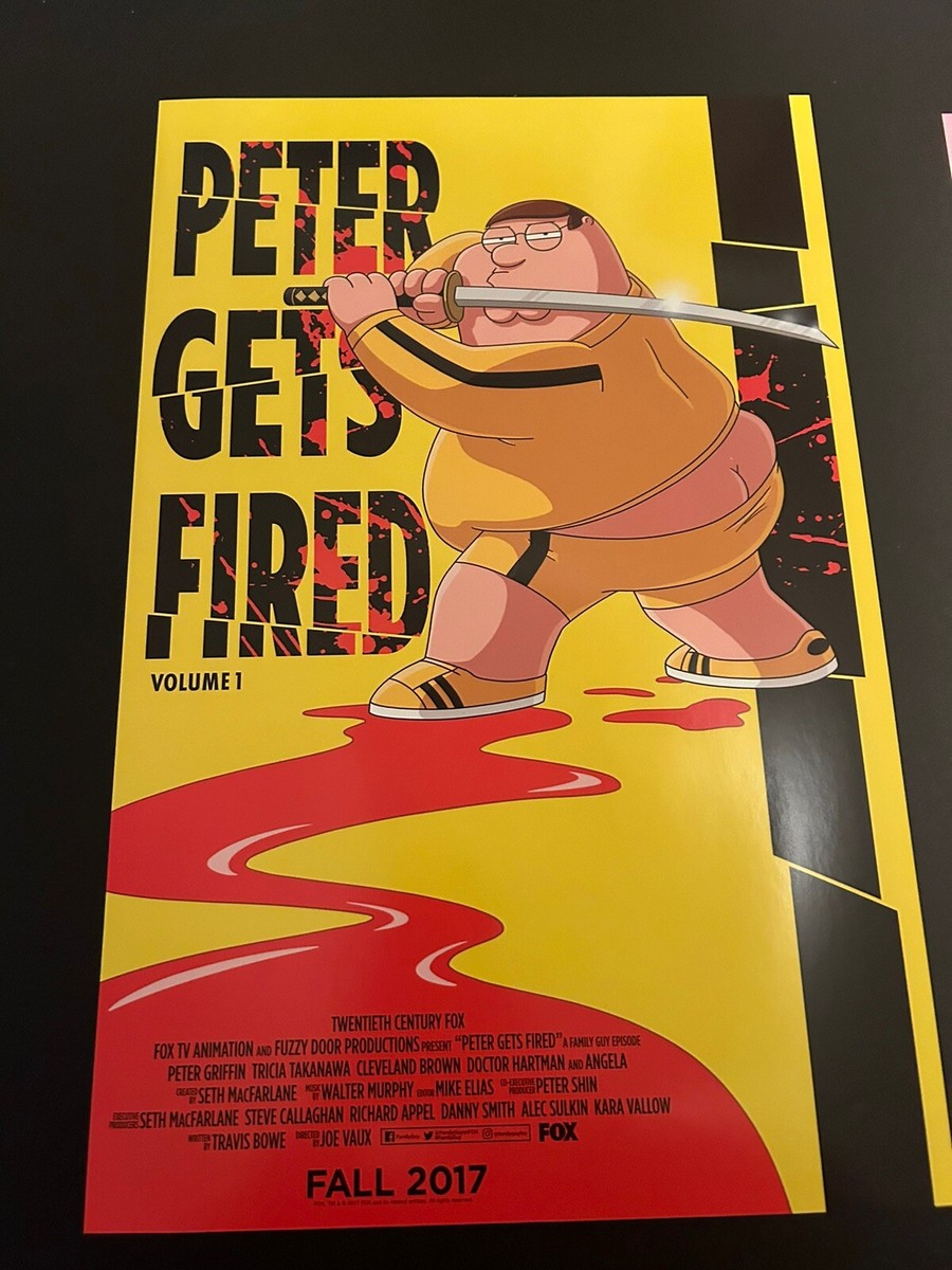 Peter Griffin Hulu Christmas Cartoons SDCC FAMILY GUY POSTERS