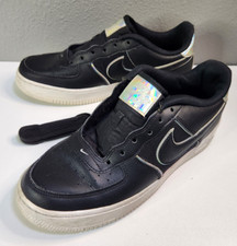 Nike Air Force 1 Low Y2K Shoes Black BQ7042-001 Youth Size 7Y VGC
