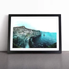 Cliffs of Moher in County Clare Framed Canvas Wall Art Print Poster Picture