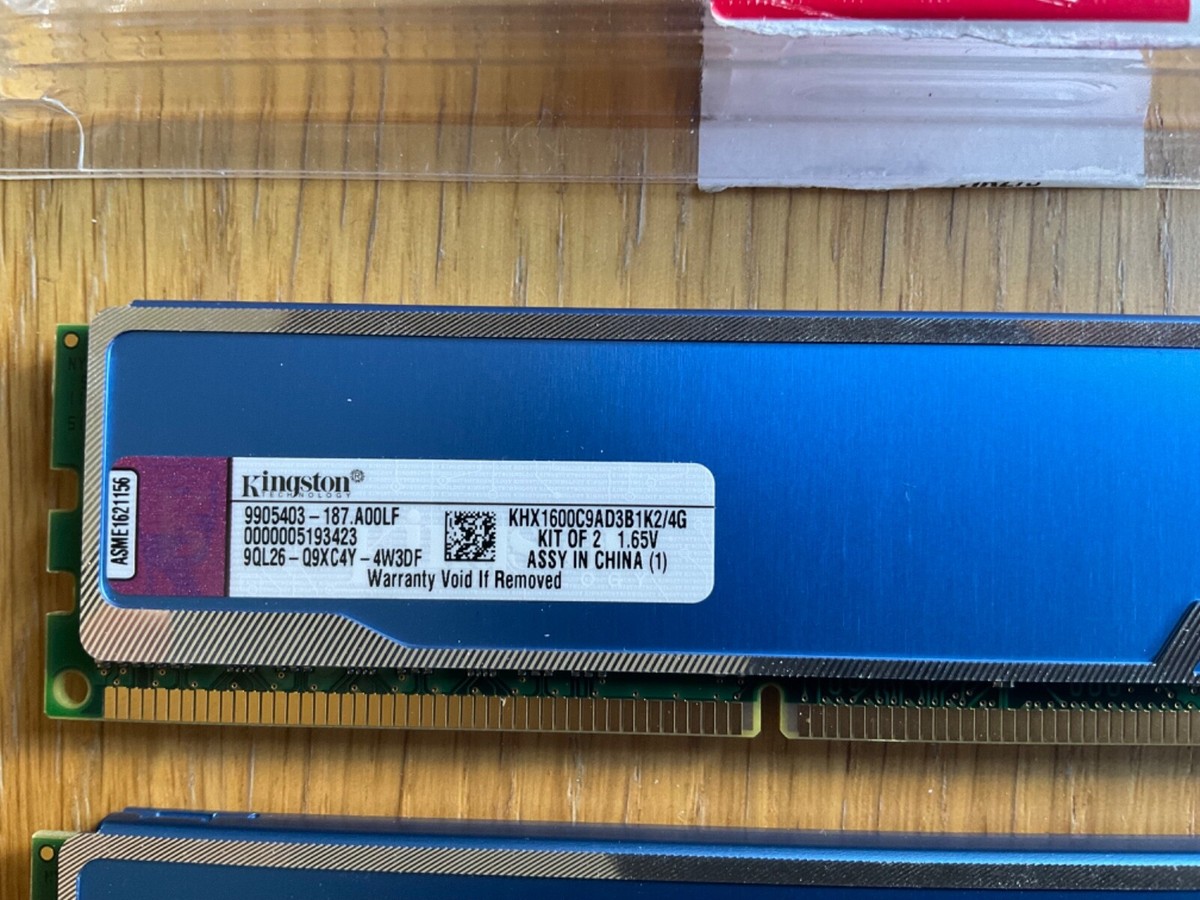 Hyperx Blu Kingston Hyperx 1600 Khx1600c9ad3b1k2 Khx1600c9ad3b1k2