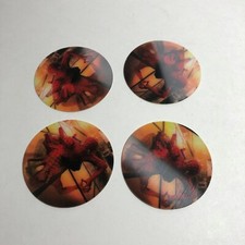 Spider-Man The Movie Promotional Lenticular Sticker Set of 4 MARVEL NEW 